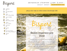 Tablet Screenshot of bisport.cz